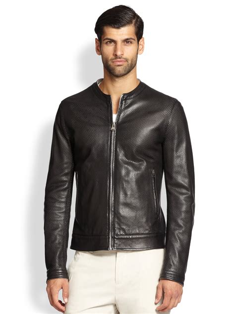 dolce gabbana mens leather jacket